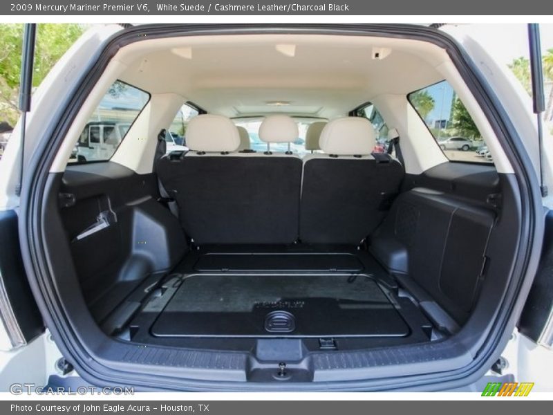 White Suede / Cashmere Leather/Charcoal Black 2009 Mercury Mariner Premier V6