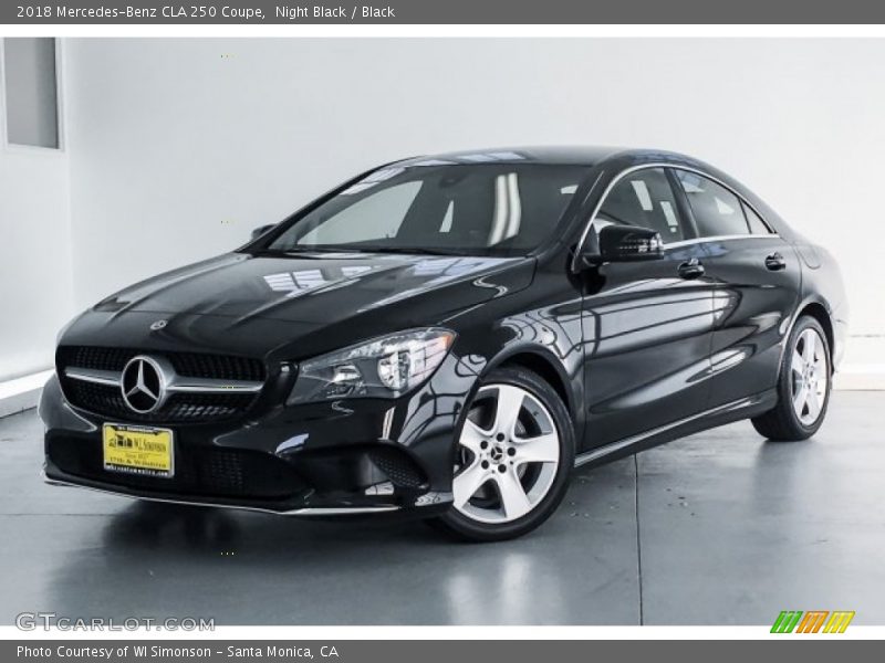 Night Black / Black 2018 Mercedes-Benz CLA 250 Coupe
