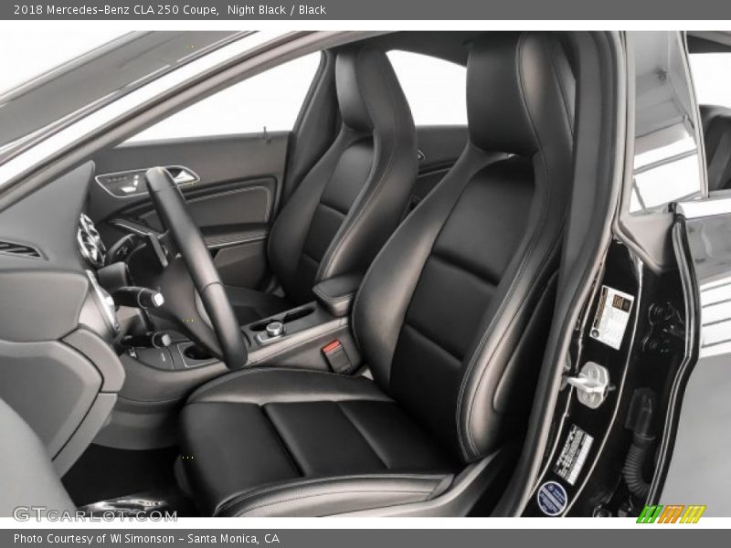 Night Black / Black 2018 Mercedes-Benz CLA 250 Coupe
