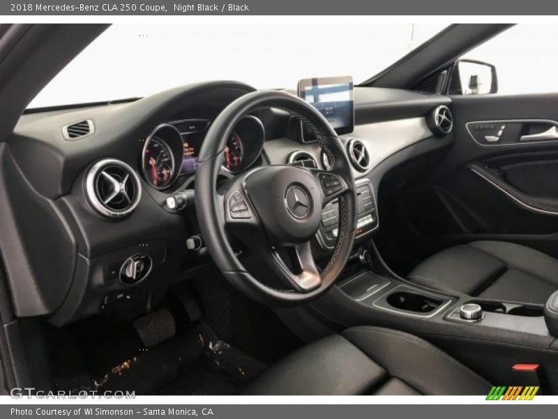 Night Black / Black 2018 Mercedes-Benz CLA 250 Coupe