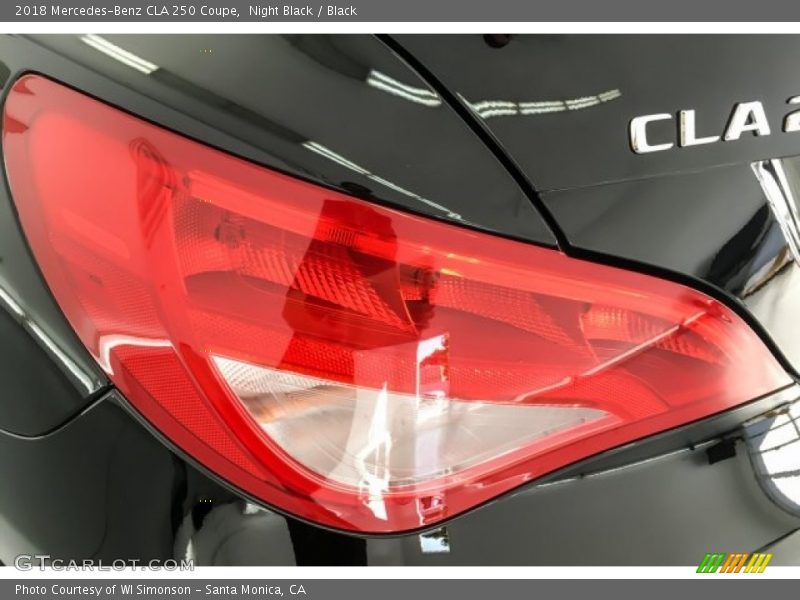 Night Black / Black 2018 Mercedes-Benz CLA 250 Coupe