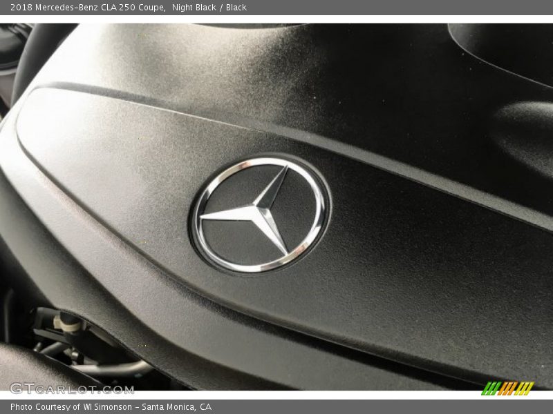 Night Black / Black 2018 Mercedes-Benz CLA 250 Coupe