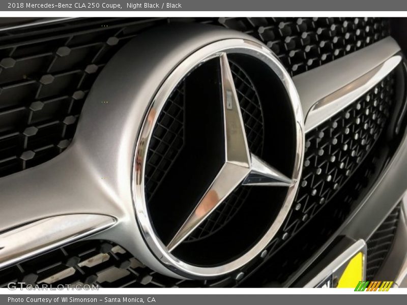 Night Black / Black 2018 Mercedes-Benz CLA 250 Coupe