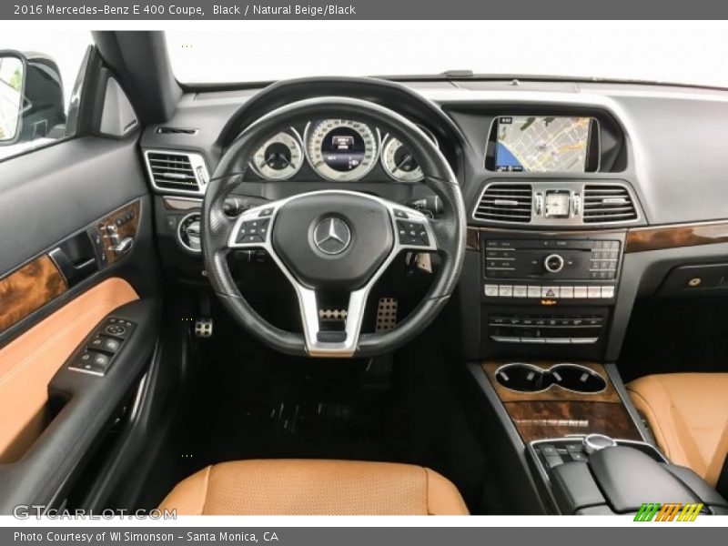 Black / Natural Beige/Black 2016 Mercedes-Benz E 400 Coupe