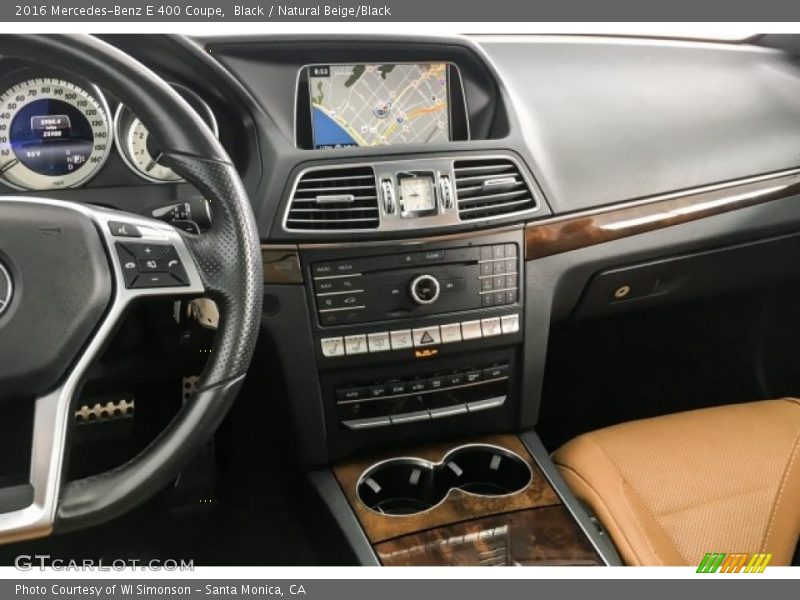 Black / Natural Beige/Black 2016 Mercedes-Benz E 400 Coupe