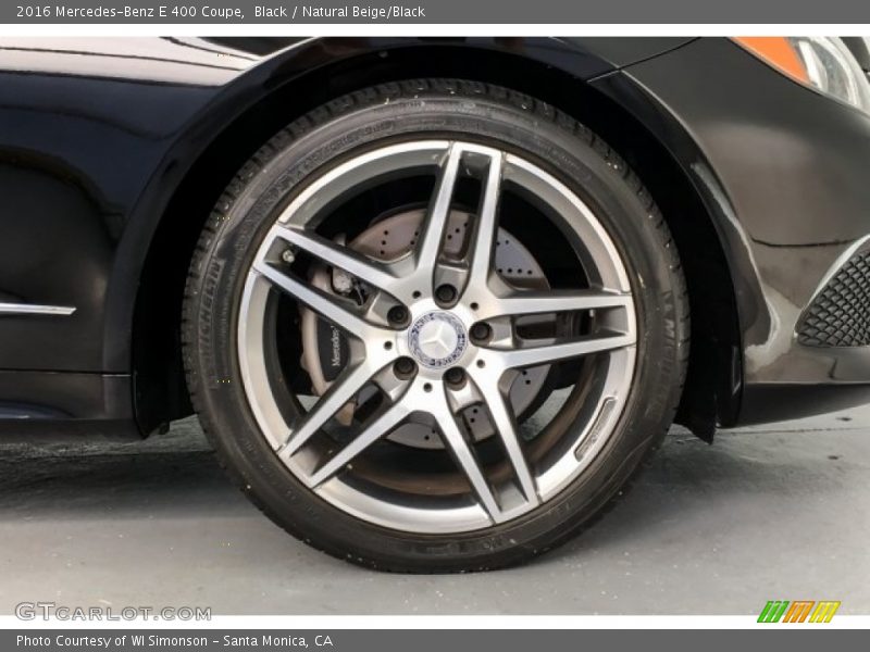 Black / Natural Beige/Black 2016 Mercedes-Benz E 400 Coupe