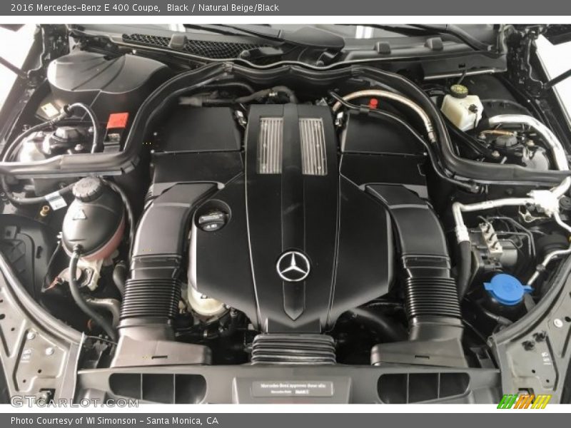 Black / Natural Beige/Black 2016 Mercedes-Benz E 400 Coupe