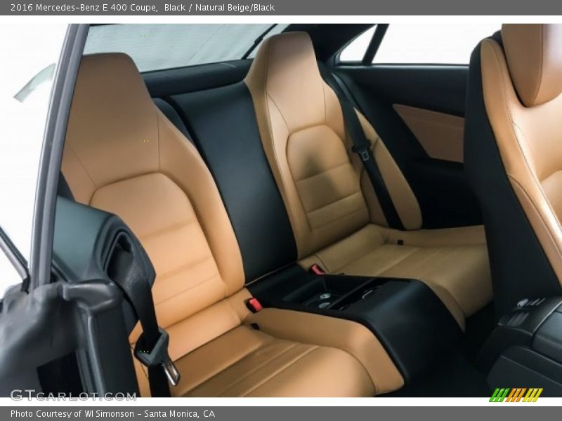 Black / Natural Beige/Black 2016 Mercedes-Benz E 400 Coupe