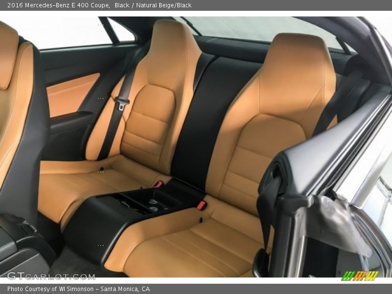 Black / Natural Beige/Black 2016 Mercedes-Benz E 400 Coupe