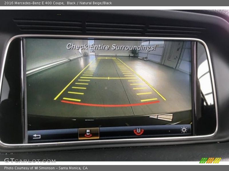 Black / Natural Beige/Black 2016 Mercedes-Benz E 400 Coupe