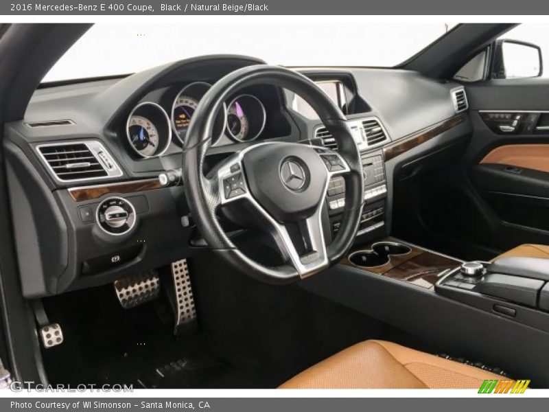 Black / Natural Beige/Black 2016 Mercedes-Benz E 400 Coupe
