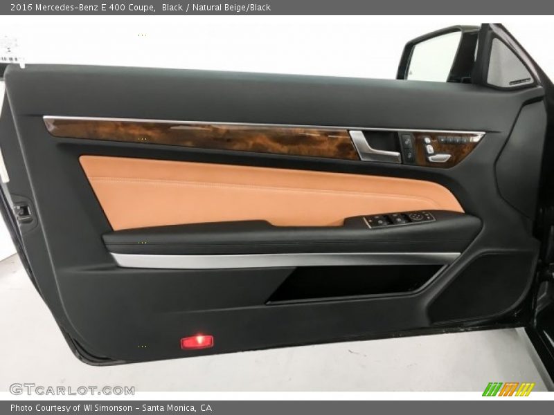 Black / Natural Beige/Black 2016 Mercedes-Benz E 400 Coupe