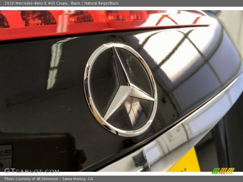Black / Natural Beige/Black 2016 Mercedes-Benz E 400 Coupe