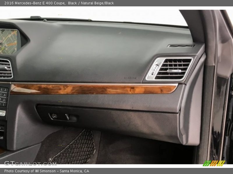 Black / Natural Beige/Black 2016 Mercedes-Benz E 400 Coupe