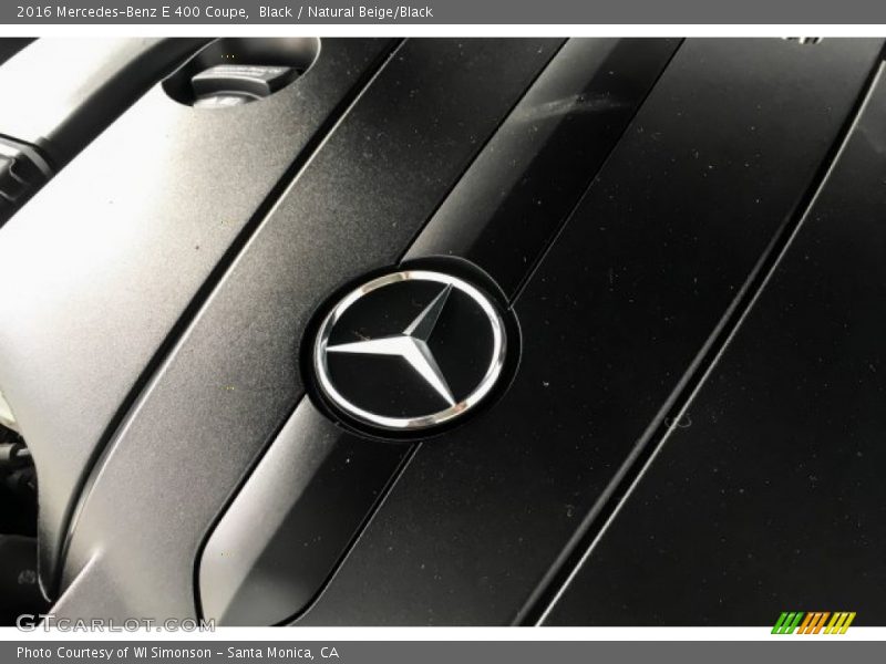 Black / Natural Beige/Black 2016 Mercedes-Benz E 400 Coupe
