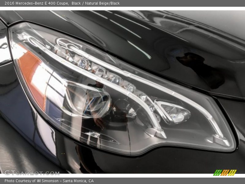 Black / Natural Beige/Black 2016 Mercedes-Benz E 400 Coupe