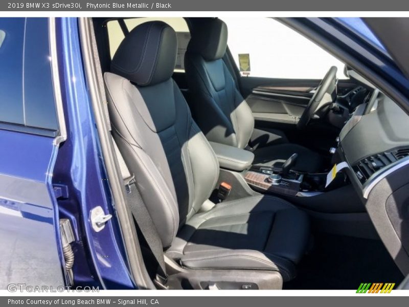 Phytonic Blue Metallic / Black 2019 BMW X3 sDrive30i