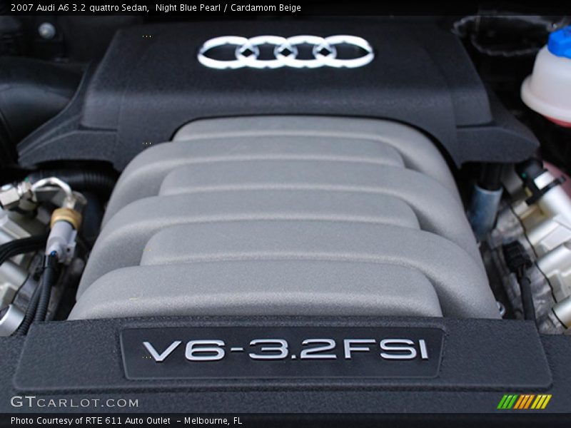 Night Blue Pearl / Cardamom Beige 2007 Audi A6 3.2 quattro Sedan