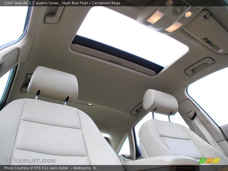 Night Blue Pearl / Cardamom Beige 2007 Audi A6 3.2 quattro Sedan