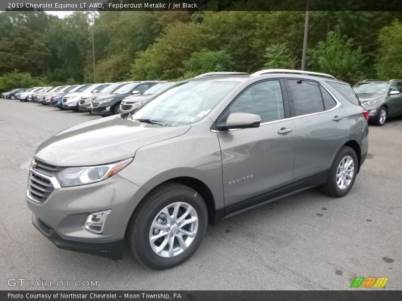 Pepperdust Metallic / Jet Black 2019 Chevrolet Equinox LT AWD