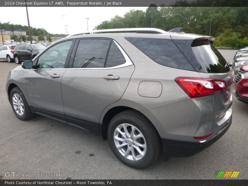 Pepperdust Metallic / Jet Black 2019 Chevrolet Equinox LT AWD