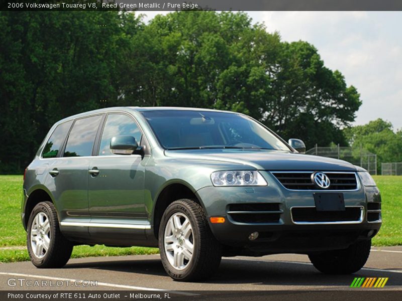 Reed Green Metallic / Pure Beige 2006 Volkswagen Touareg V8