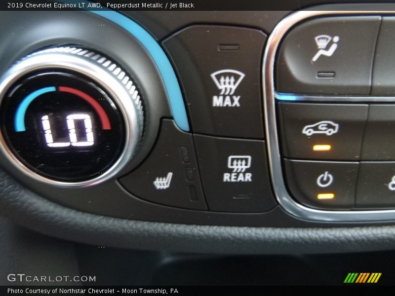 Pepperdust Metallic / Jet Black 2019 Chevrolet Equinox LT AWD