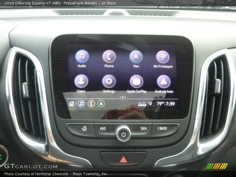 Pepperdust Metallic / Jet Black 2019 Chevrolet Equinox LT AWD