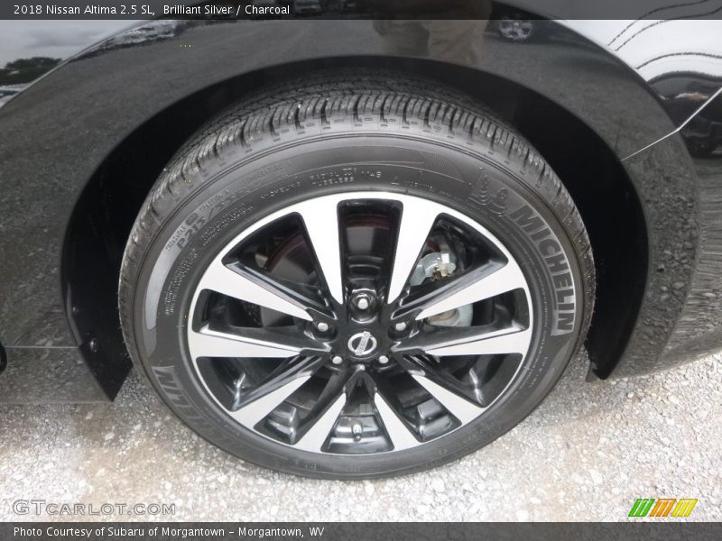 Brilliant Silver / Charcoal 2018 Nissan Altima 2.5 SL