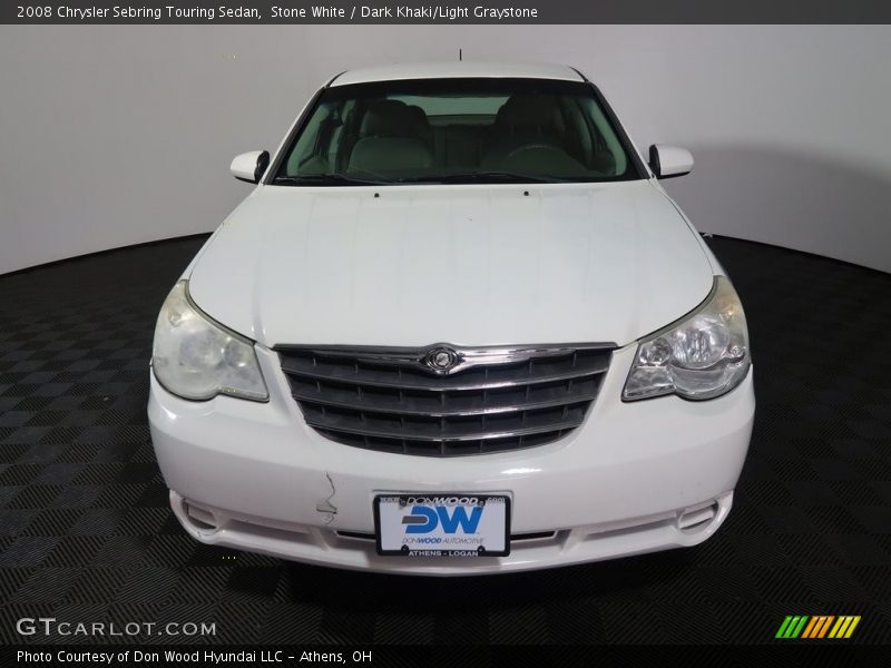 Stone White / Dark Khaki/Light Graystone 2008 Chrysler Sebring Touring Sedan
