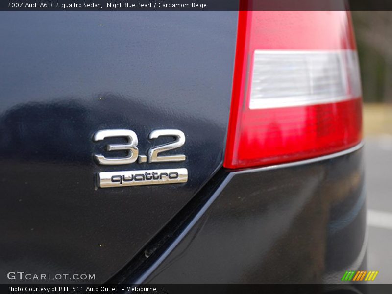 Night Blue Pearl / Cardamom Beige 2007 Audi A6 3.2 quattro Sedan