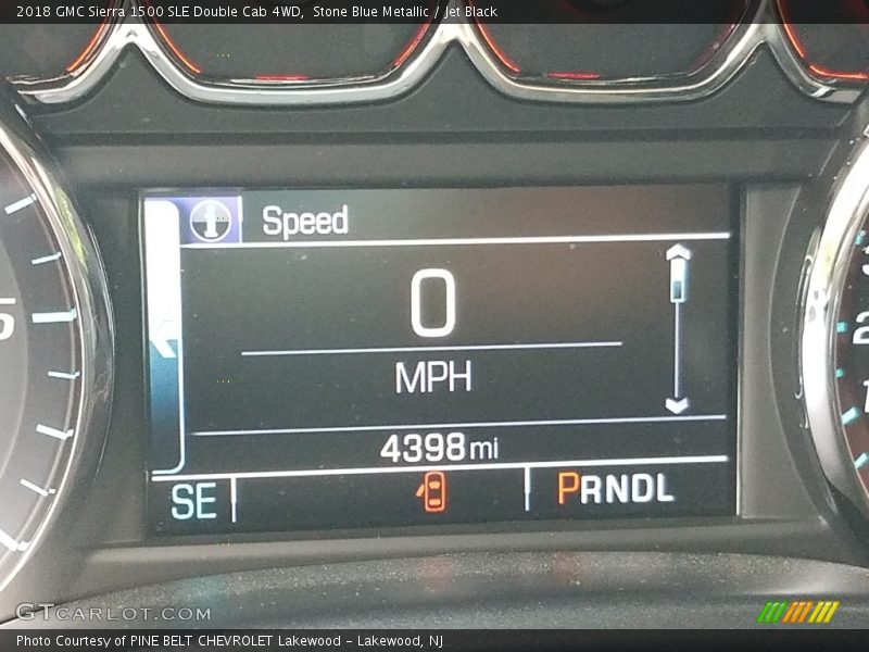 Stone Blue Metallic / Jet Black 2018 GMC Sierra 1500 SLE Double Cab 4WD