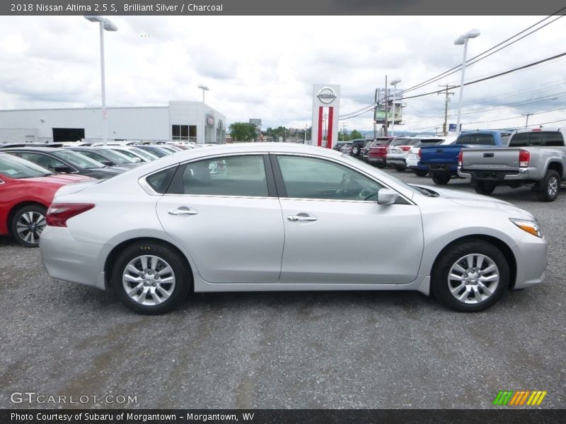 Brilliant Silver / Charcoal 2018 Nissan Altima 2.5 S