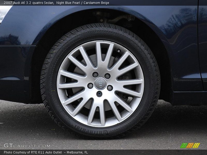 Night Blue Pearl / Cardamom Beige 2007 Audi A6 3.2 quattro Sedan