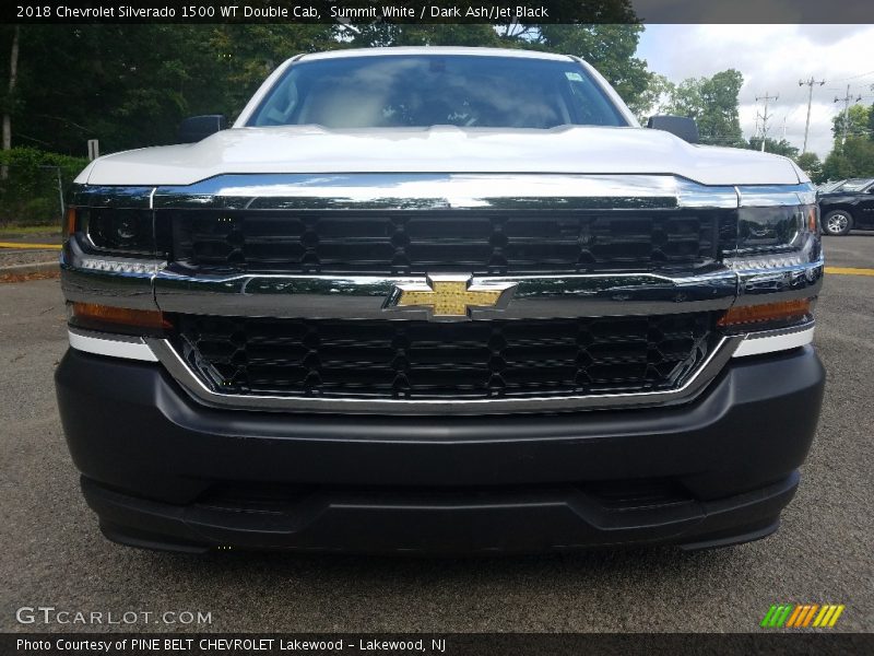 Summit White / Dark Ash/Jet Black 2018 Chevrolet Silverado 1500 WT Double Cab