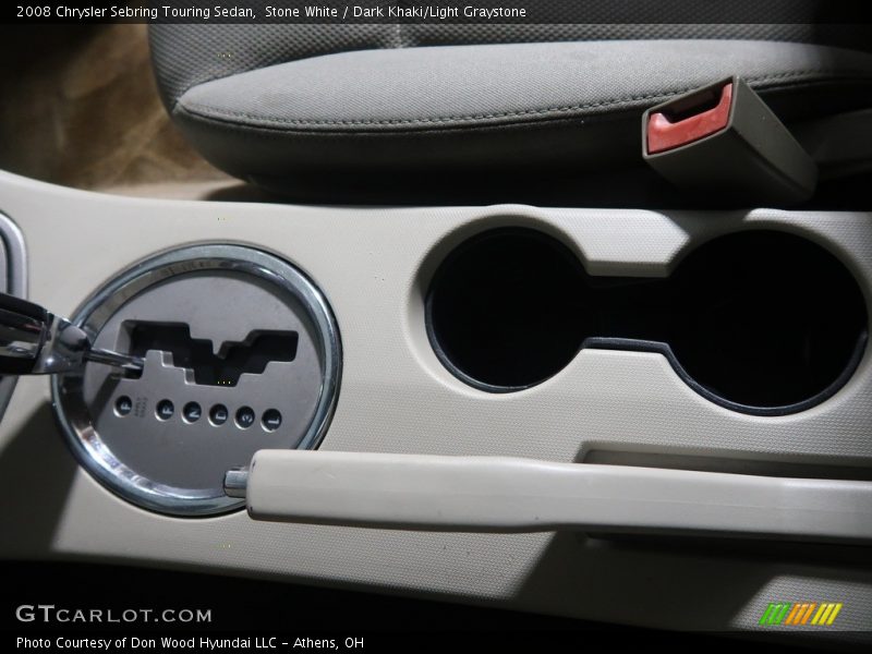 Stone White / Dark Khaki/Light Graystone 2008 Chrysler Sebring Touring Sedan