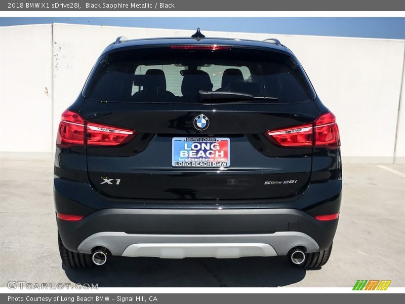 Black Sapphire Metallic / Black 2018 BMW X1 sDrive28i