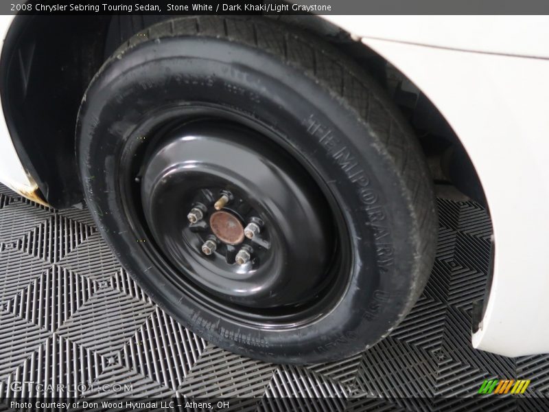 Stone White / Dark Khaki/Light Graystone 2008 Chrysler Sebring Touring Sedan