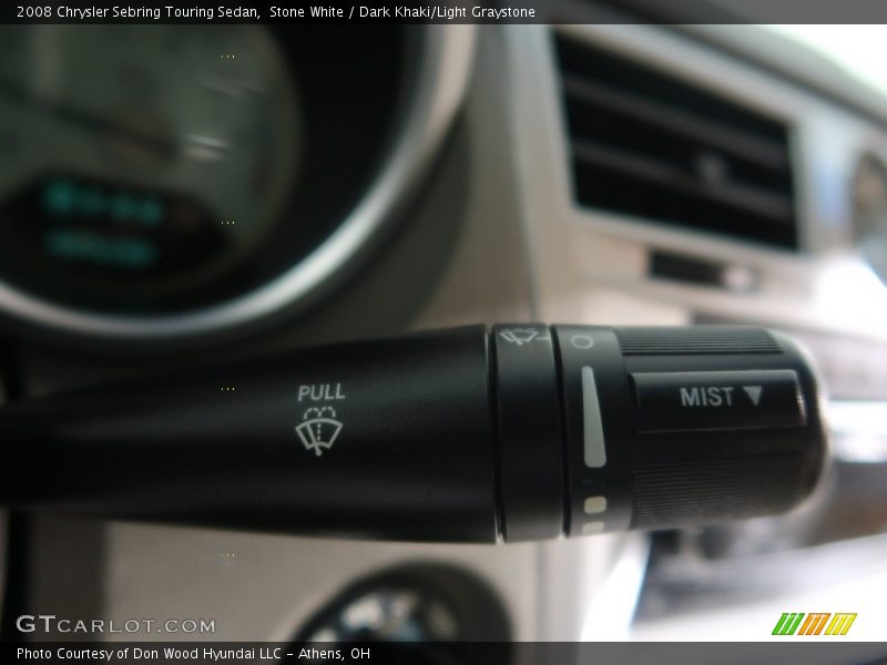 Stone White / Dark Khaki/Light Graystone 2008 Chrysler Sebring Touring Sedan