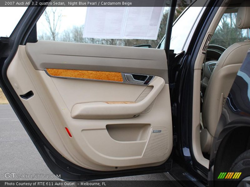 Night Blue Pearl / Cardamom Beige 2007 Audi A6 3.2 quattro Sedan