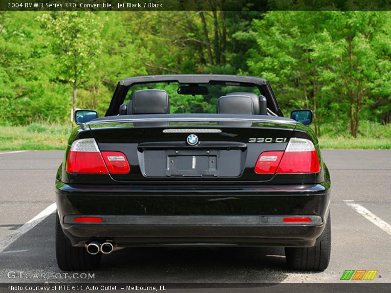 Jet Black / Black 2004 BMW 3 Series 330i Convertible