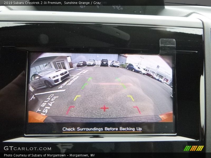 Sunshine Orange / Gray 2019 Subaru Crosstrek 2.0i Premium