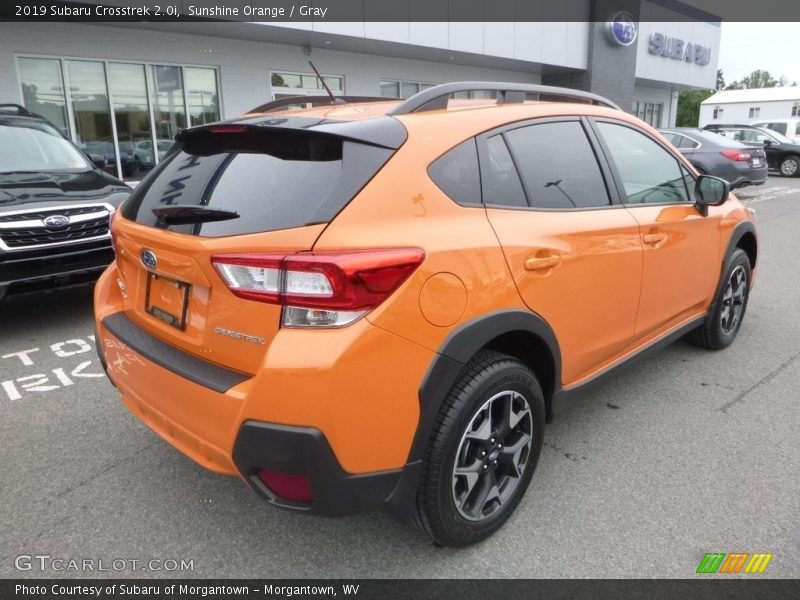 Sunshine Orange / Gray 2019 Subaru Crosstrek 2.0i