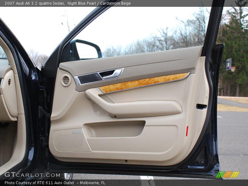 Night Blue Pearl / Cardamom Beige 2007 Audi A6 3.2 quattro Sedan