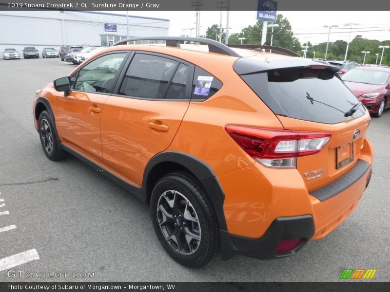 Sunshine Orange / Gray 2019 Subaru Crosstrek 2.0i