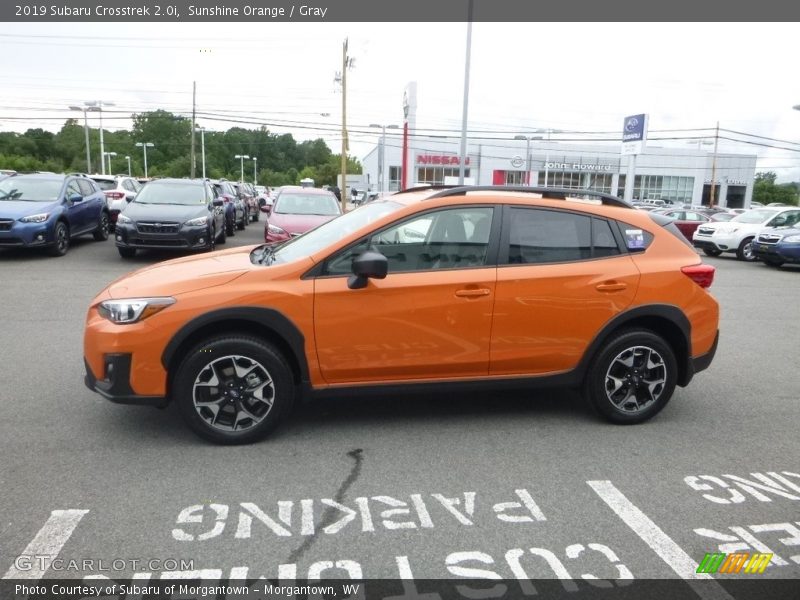 Sunshine Orange / Gray 2019 Subaru Crosstrek 2.0i