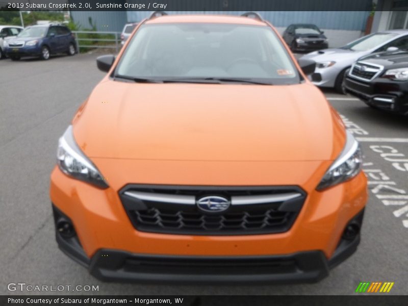 Sunshine Orange / Gray 2019 Subaru Crosstrek 2.0i
