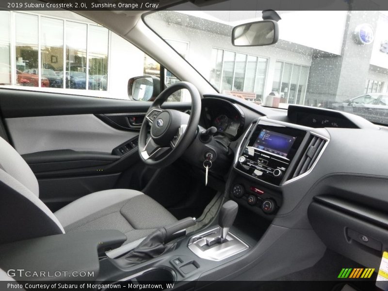 Sunshine Orange / Gray 2019 Subaru Crosstrek 2.0i