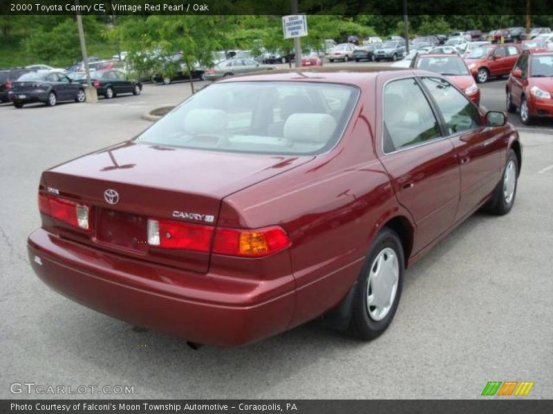Vintage Red Pearl / Oak 2000 Toyota Camry CE