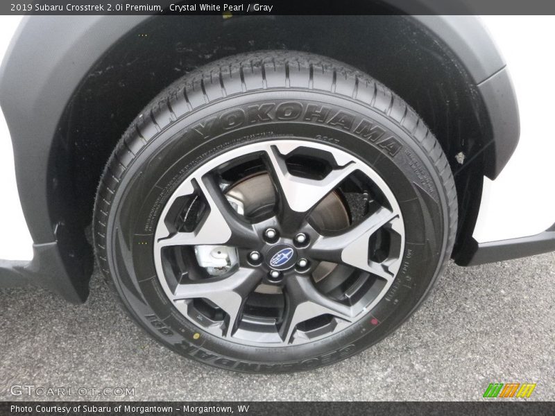 Crystal White Pearl / Gray 2019 Subaru Crosstrek 2.0i Premium